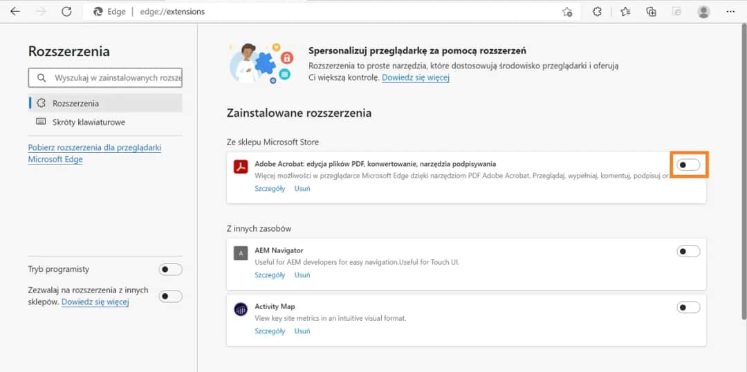 Dlaczego PDF otwiera się w przeglądarce i jak to zmienić?