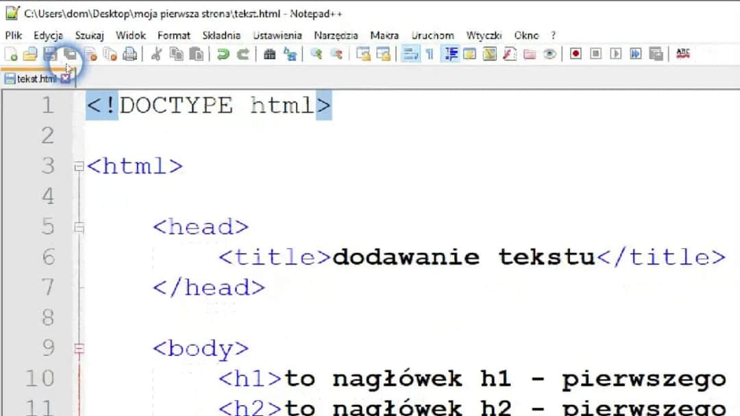 Jak zrobić stronę internetową w HTML - prosty wzór do wykorzystania