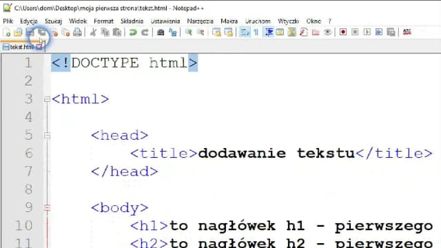 Jak zrobić stronę internetową w HTML - prosty wzór do wykorzystania